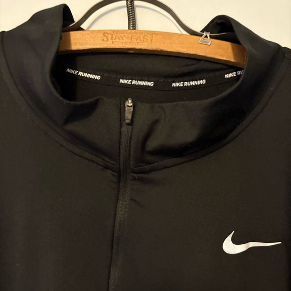 Nike Running Dri-FIT Black Half-Zip Long Sleeve Top Men’s 2X - Picture 2 of 5